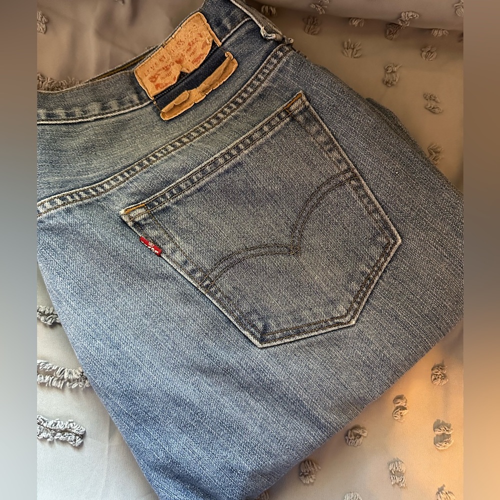 Levi's Men's Relaxed Fit Denim Jeans - Light Blue